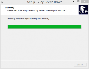 vJoyインストール その4